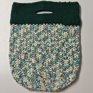 Handmade Multicolor Crochet Tote Bag